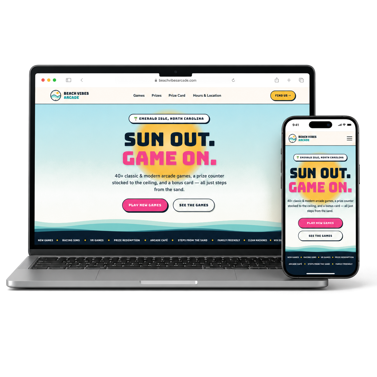 Example website built by Wat Media